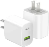 DENGWENQIANG 2-Pack USB C 20W Charger Blocks for $6.29