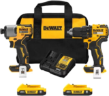DEWALT 20V MAX 2-Tool Brushless Power Tool Combo Kit for $169