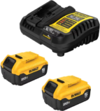 Dewalt 20V MAX 5.0Ah 2-Pack Batteries with 2 Free Tools for $299 $299.00