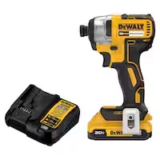 DEWALT 20V MAX Lithium-Ion Cordless Impact Driver Kit for $119.00