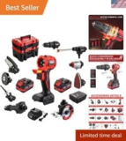 DeWalt 20V MAX 10-in-1 Cordless Power Tool Combo Kit – $415.33