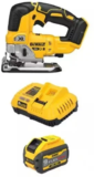 DeWALT 20V MAX XR Cordless Brushless Jigsaw with 9Ah Battery for $229