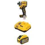 DEWALT 20V MAX XR Cordless Impact Driver with Battery and Charger for $239.00