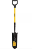 DEWALT 32″ Fiberglass D-Handle Drain Spade for $9.98