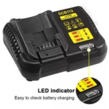 DEWALT DCB112 20V Max Lithium-Ion Battery Charger – $12.99