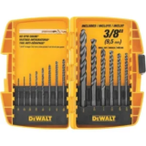 DeWalt DW1162 14-Piece Black Oxide Drill Bit Set for $12