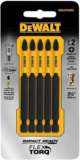 DeWalt 5-Piece 3.5-Inch Impact #2 Phillips Bit Set for $7.41