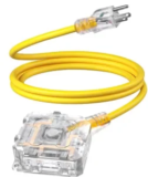 DEWENWILS 6′ 6-Outlet Outdoor Extension Cord with On/Off Switch for $17