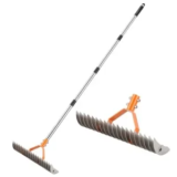 DigiGlow 62″ Adjustable 19-Tine Thatch Rake for $12