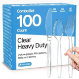 Disposable Cutlery Combo Set (100 Pieces) – $6.45 ($11.99 Original)