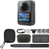 DJI Osmo 360-Degree 8K Waterproof Action Camera Combo with 3 Batteries for $454.98