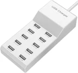 DMBKYLM 10-Port 50W USB-A Wall Charger – $10.79