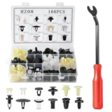 166-Piece DNA Motoring Car Push Retainer Clips Set with Removal Tool for $9.45