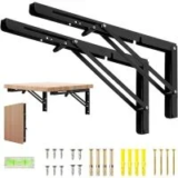 Dntorx 16″ Folding Shelf Bracket (2-Pack) Now $9.99