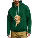Dog Pouch Hoodie Sweatshirt Now for $16.99
