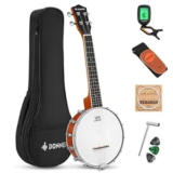 Donner 4-String 23″ Banjo Kit with Tuner and Gig Bag for $76