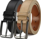 2-Pack DOOPAI Men’s Leather Belts for $9.97