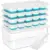 4-Pack DOQAUS Silicone Ice Cube Trays with Lid for $6.49