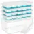 Doqaus Ice Cube Tray with Lid and Bin (4-Pack) for $12.99