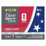 8-Pack Dove Men+Care Deep Clean Bar Soap (3.75oz Each) – $9.67 at Amazon