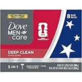Dove Men+Care Deep Clean Body Hydrating Bar Soap (8-Pack) for $8.99