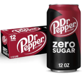 Dr Pepper Zero Sugar 12-Pack for $4.59