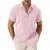 Drazivon Men’s Short Sleeve Button Down Linen Shirt for $9.99