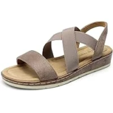 DREAM PAIRS Women’s Ankle Strap Low Wedge Sandals for $13.99