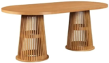 Drew Oval Dining Table in Warm Honey for $82.22