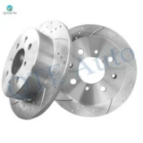 New Rear 239mm Drilled Slotted Brake Disc Rotors for Acura Integra – $39.94