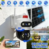4MP Dual Lens Solar Battery Camera for $43.99 – 50% Off
