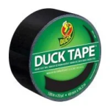 Duck Brand Black Duct Tape, 1.88″ x 20 Yards for $3.50
