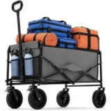 Dumos 102L Heavy-Duty Foldable Wagon Cart for $37.87