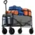 Dumos 102L Heavy-Duty Foldable Wagon Cart for $37.87