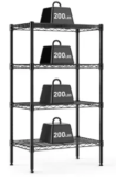 47″ DUMOS 4-Tier Metal Wire Storage Shelves for $28
