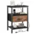 DUMOS Bedside Table with Charging Station & Fabric Drawer – $20