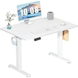 DUMOS 40″ Electric Standing Desk – Adjustable Height, Spacious 40″x24″ Desktop – Now $65.98 (Was $97.99)