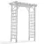 Dura-Trel Providence Arbor 64″ x 85″ PVC Arch Trellis for $151.99