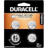 Duracell 2032 CR2032 3V Lithium Coin Battery 4-Pack – $3.79