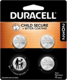 Duracell 2032 CR2032 3V Lithium Metal Batteries (4-Count) – $3.79