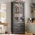 DWVO 76″ Freestanding Storage Cabinet with Adjustable Shelves for $144