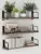 EALLRINEC Rustic Wooden Floating Shelves 3-Pack for $18.68