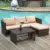 Ebern Designs 3-Piece Patio Sofa Set Now $196.99