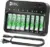 EBL 4x 2800mAh AA & 4x 1100mAh AAA Batteries with 20W Charger for $11.87