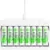 EBL Rechargeable AA 2800mAh NiMH Batteries (8-Pack) with Charger – $18.99