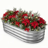 Eclaron Galvanized 4′ x 2′ Raised Garden Bed – $18