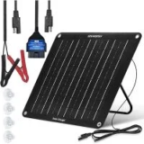 Eco-Worthy 10W Solar Car Battery Charger Maintainer for $23.99