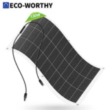 ECO-WORTHY 130W Portable Flexible Solar Panel for $55.99 – 53% Off