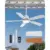 Edishine 42″ Waterproof Outdoor Ceiling Fan with Light for $44.99