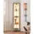 Edishine 5-Tier Glass Display Shelf with Remote Control Light for $47.49